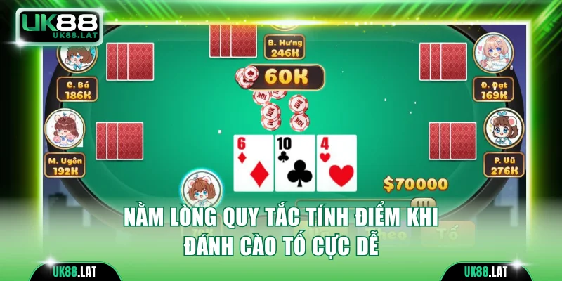Nằm lòng quy tắc tính điểm khi đánh cào tố cực dễ