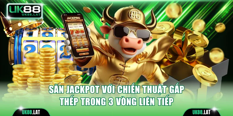 Săn jackpot với chiến thuật gấp thếp trong 3 vòng liên tiếp