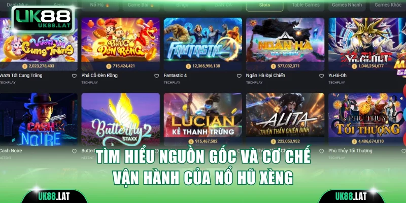 Tìm hiểu nguồn gốc và cơ chế của Nổ Hũ Xèng UK88